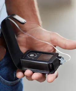 Alternative view of Myabetic Vertical Leather Flip Case | Premium Pump Holster