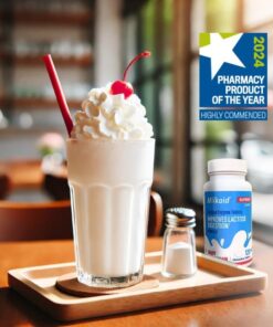 Milkaid Lactase Enzyme Tablets 60s | Raspberry Flavour - Image 3