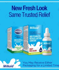 Milkaid Lactase Enzyme Drops 15ml | Lactose-Free Milk Solution - Image 8