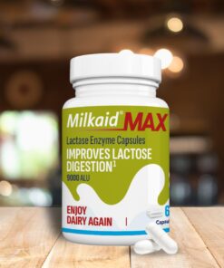 Milkaid MAX | Extra Strength Capsules 60s | Lactase Enzyme Support - Image 4