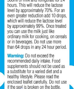 Milkaid Lactase Enzyme Drops 15ml | Lactose-Free Milk Solution - Image 5