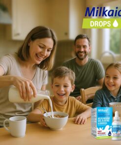 Alternative view of Milkaid Lactase Enzyme Drops 15ml | Lactose-Free Milk Solution